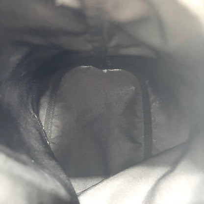 Prada Vela Drawstring Bucket Tessuto, Black, Nylon, Clutch