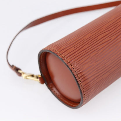 Louis Vuitton Soufflot Pochette Epi Leather, Brown, Leather, Clutch