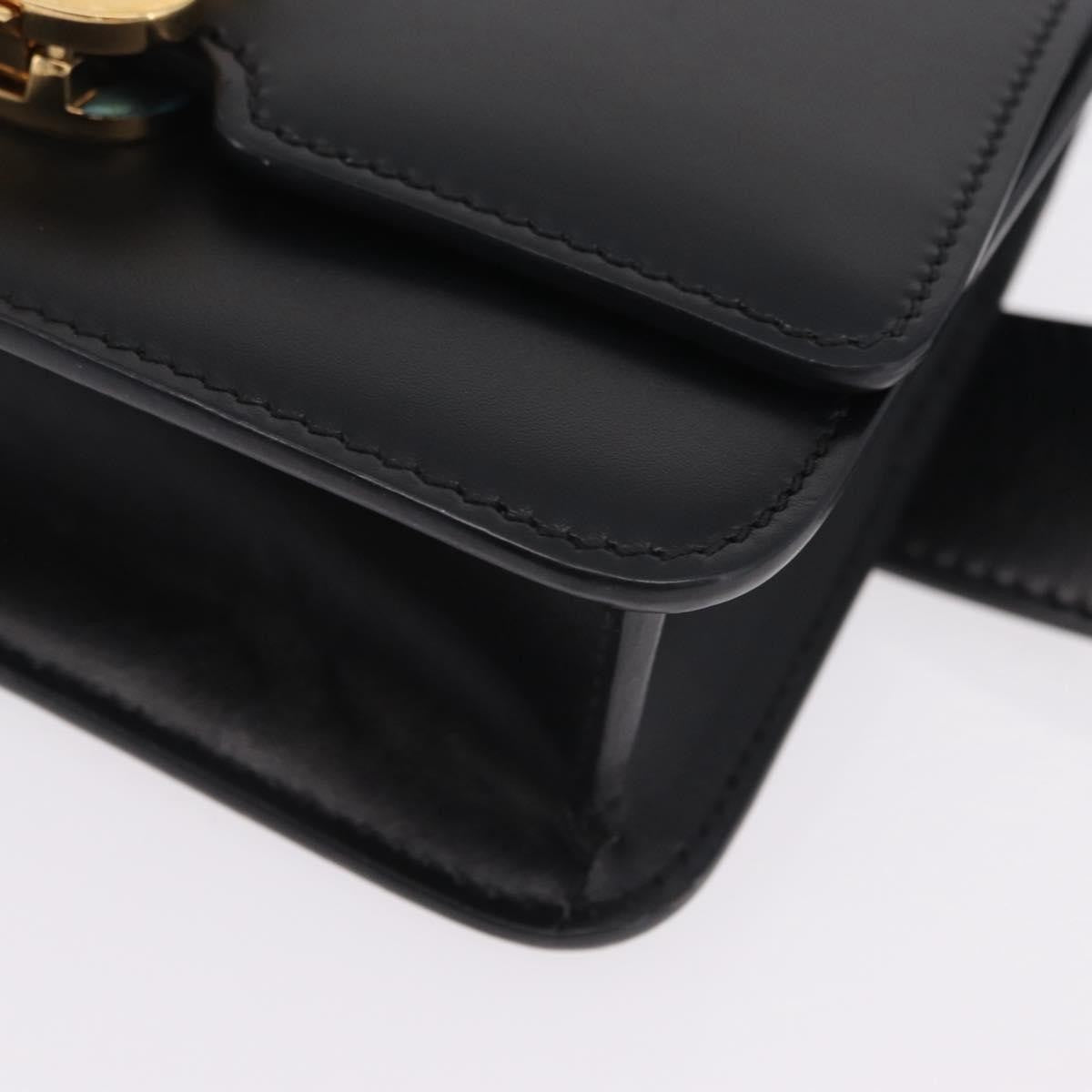 Burberry TB Belt Leather, Black, Leather, Clutch
