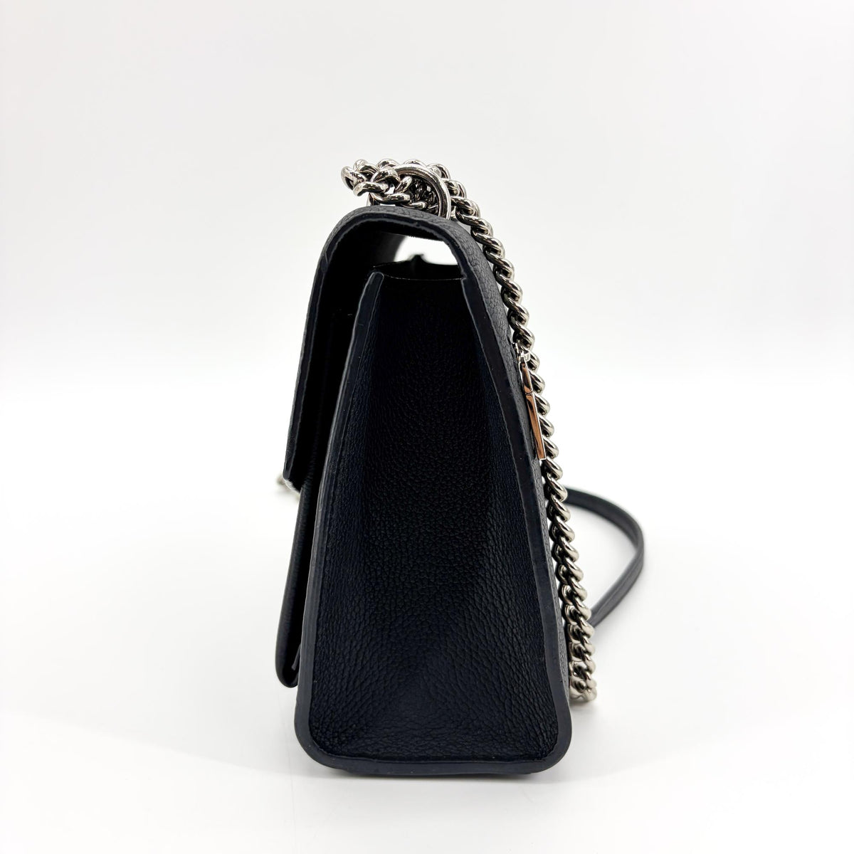 Louis Vuitton Mylockme Leather, Black, Leather, Handbag