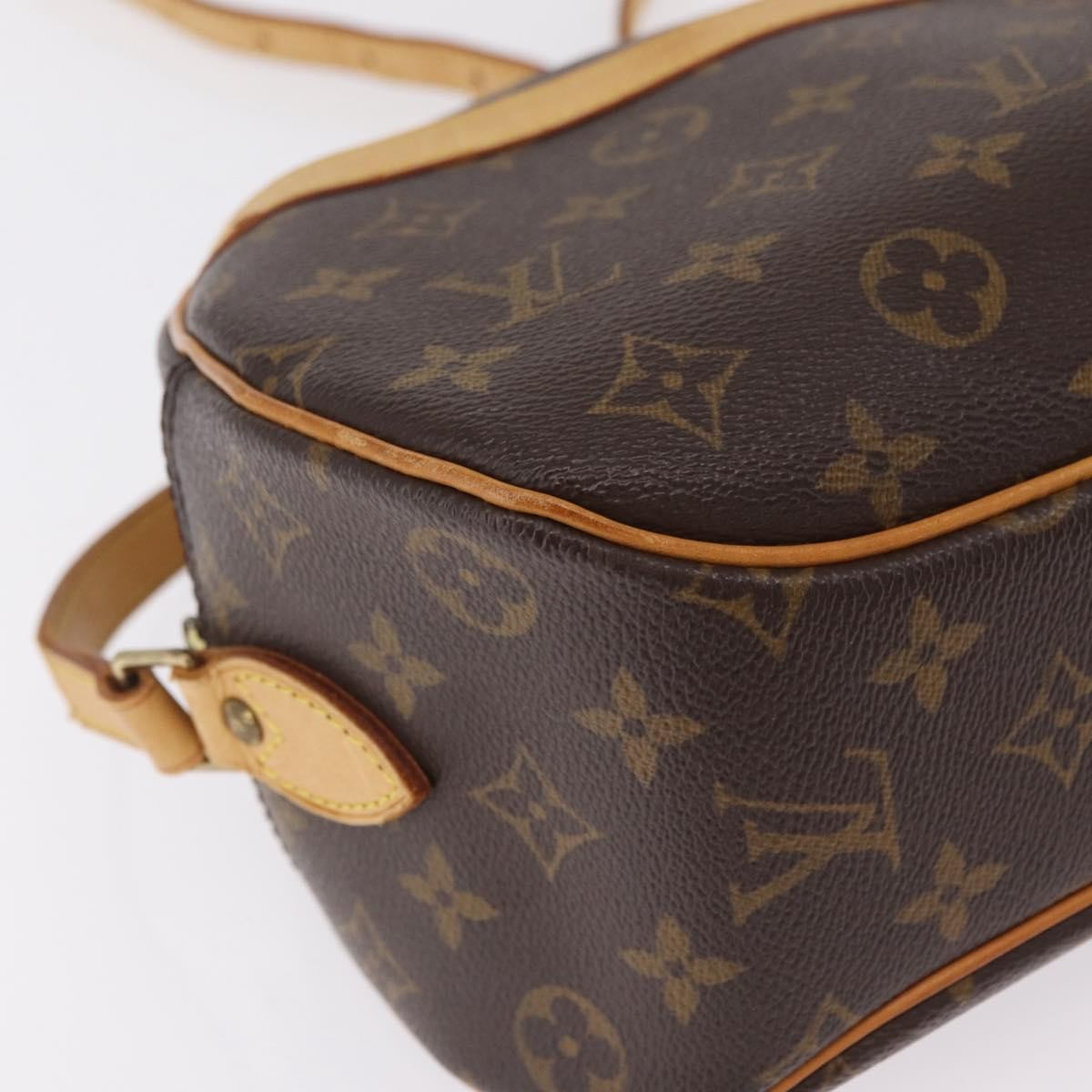 Louis Vuitton Blois Monogram Canvas, Brown, Canvas, Handbag
