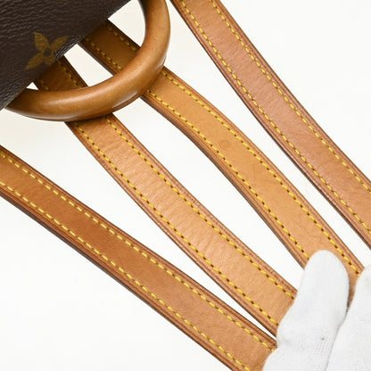 Louis Vuitton Vintage Montsouris Monogram Canvas, Brown, Canvas, Backpack