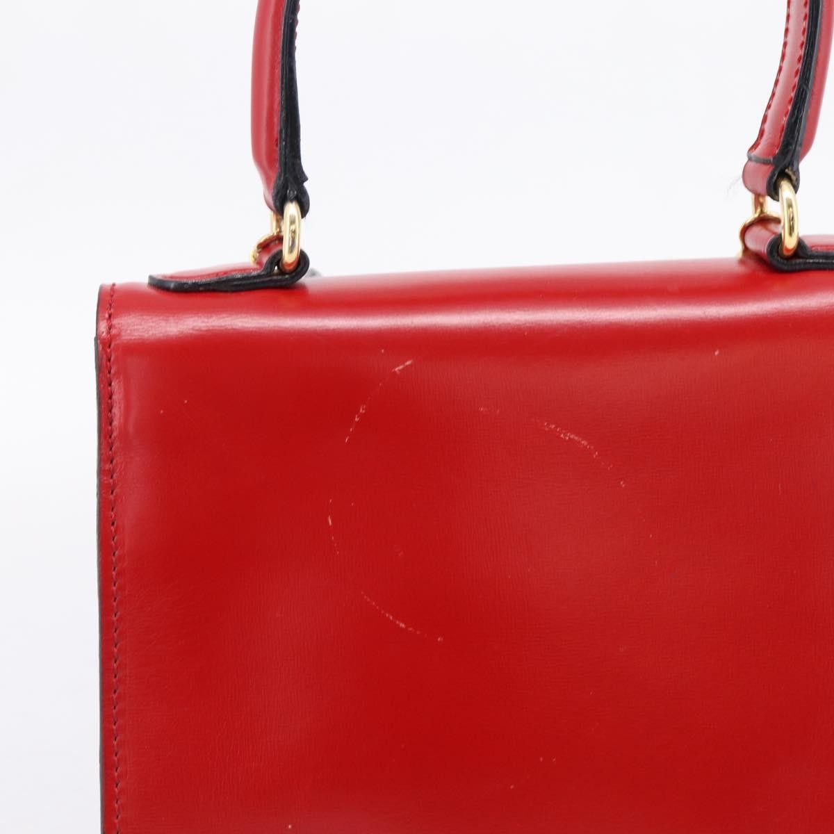 Celine Handbag Leather, Red, Leather, Handbag