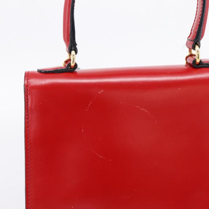 Celine Handbag Leather, Red, Leather, Handbag