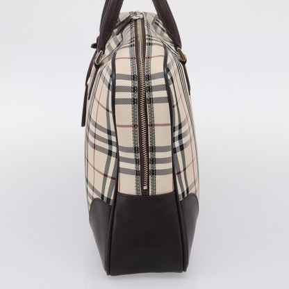 Burberry Boston Nova Check Canvas, Beige, Nylon, Handbag