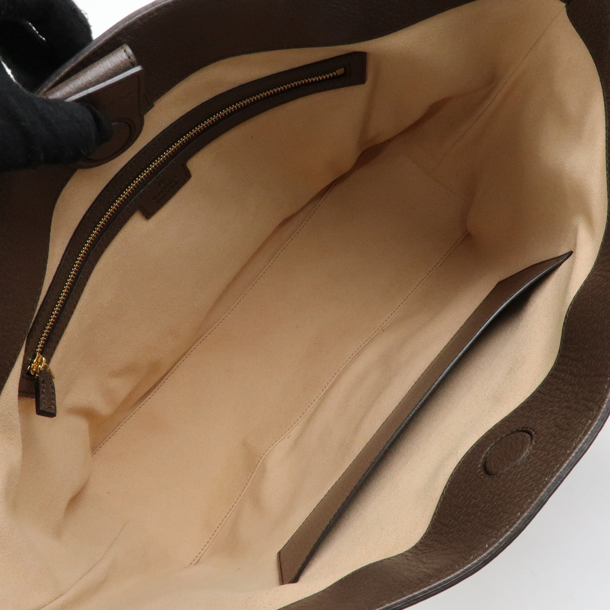 Gucci Ophidia Shopping GG Coated Canvas, Beige, Canvas, Tote Bag