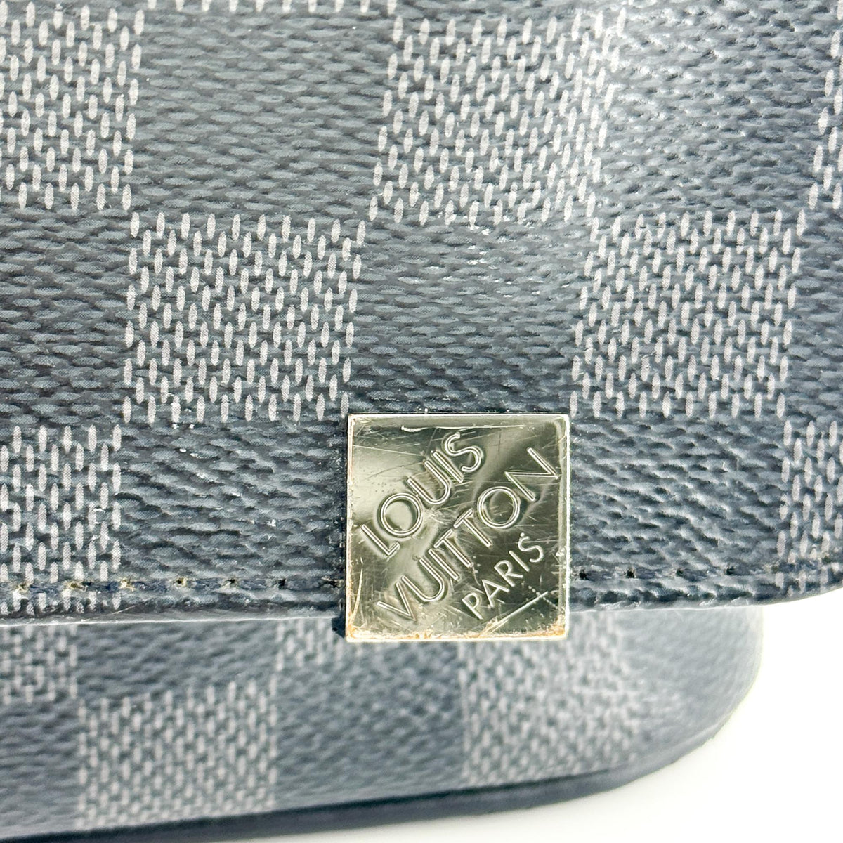 Louis Vuitton Daniel Messenger Damier Graphite, Black, Canvas, Shoulder Bag