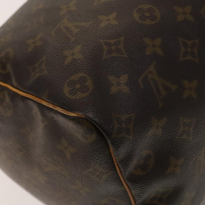 Louis Vuitton Speedy Handbag Monogram Canvas, BROWN, CANVAS, Handbag