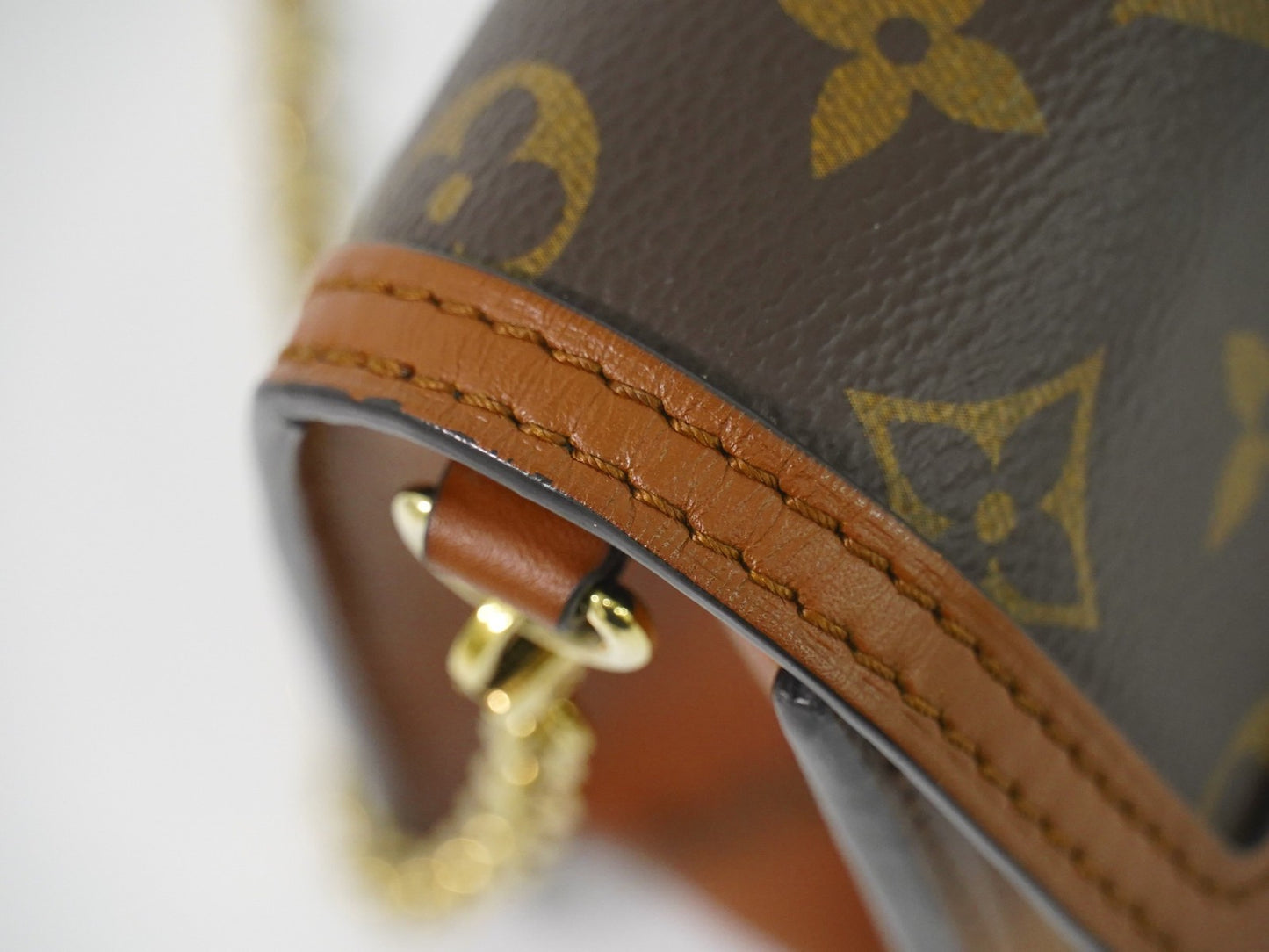 Louis Vuitton Dauphine Reverse Monogram Canvas, Brown, Canvas, Shoulder Bag