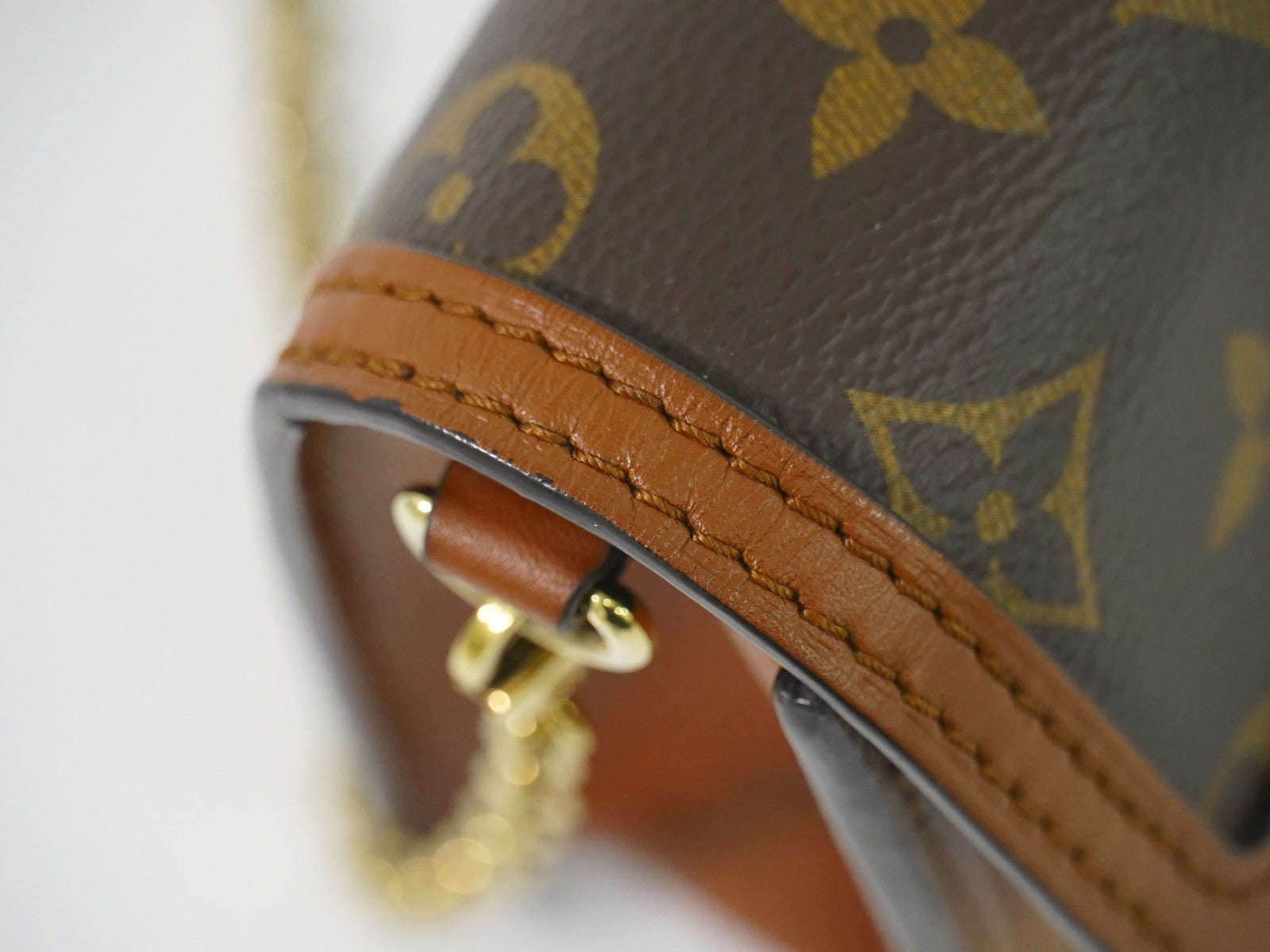 Louis Vuitton Dauphine Reverse Monogram Canvas, Brown, Canvas, Shoulder Bag