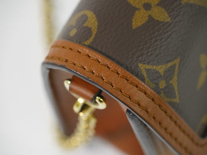 Louis Vuitton Dauphine Reverse Monogram Canvas, Brown, Canvas, Shoulder Bag