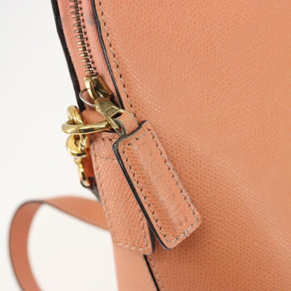 Celine Vintage Convertible Bowler Leather, Orange, Leather, Handbag