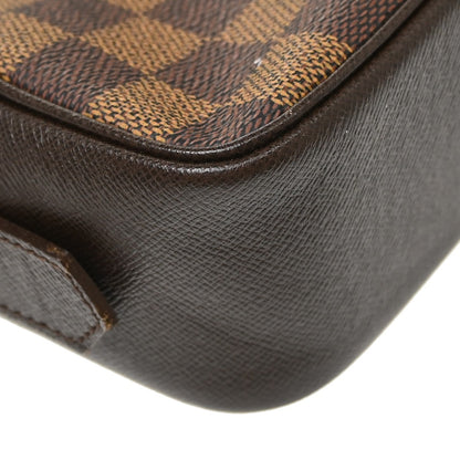 Louis Vuitton Trousse Toilette Damier Canvas, Brown, Canvas, Clutch