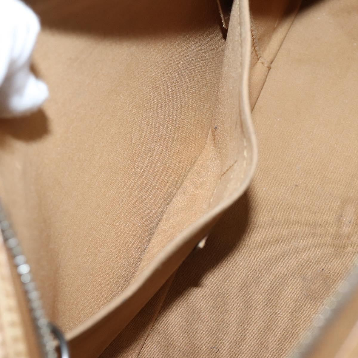 Louis Vuitton Mat Shelton Monogram Vernis, Brown, Patent Leather, Handbag