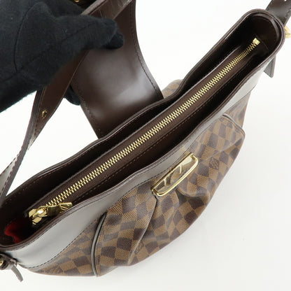Louis Vuitton Sistina Damier, Brown, Canvas, Handbag