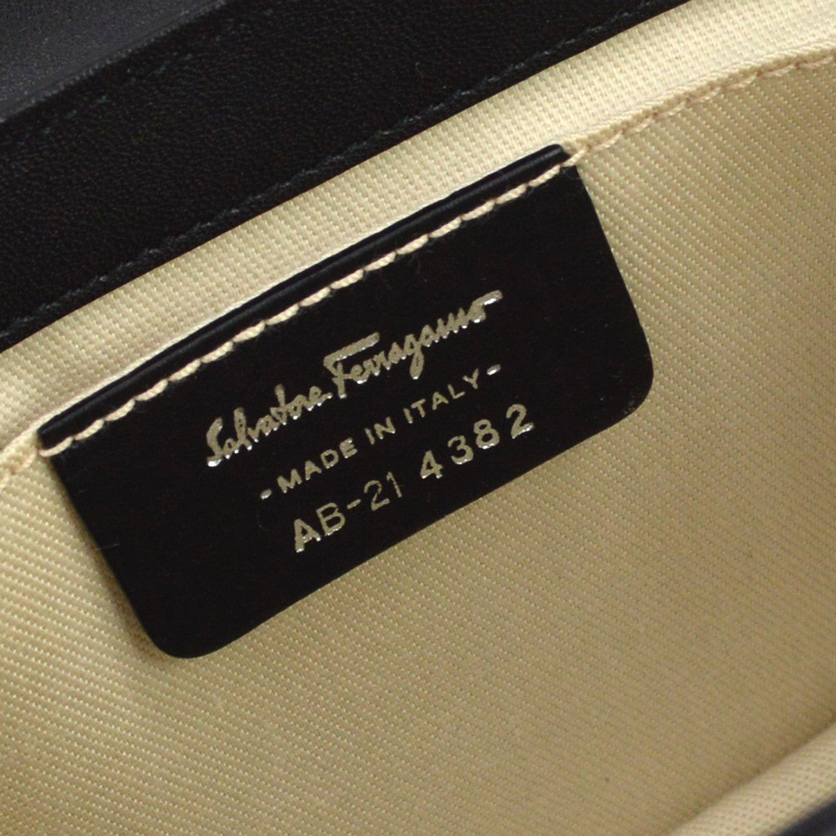 Salvatore Ferragamo Vintage Gancini Hobo Leather, Black, Patent Leather, Shoulder Bag