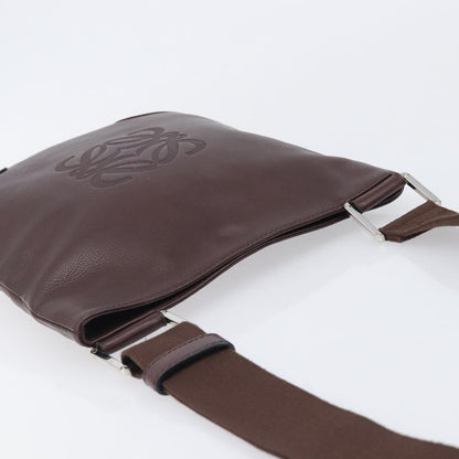Loewe Anagram Leather, Brown, Leather, Shoulder Bag