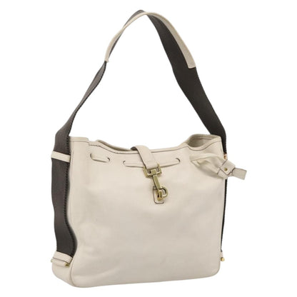 Gucci Shoulder Leather, Beige, Leather, Shoulder Bag