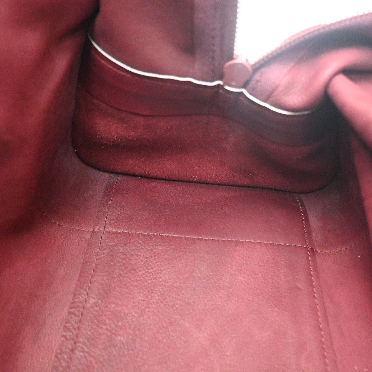 Loewe Amazona Suede, Burgundy, Suede, Handbag
