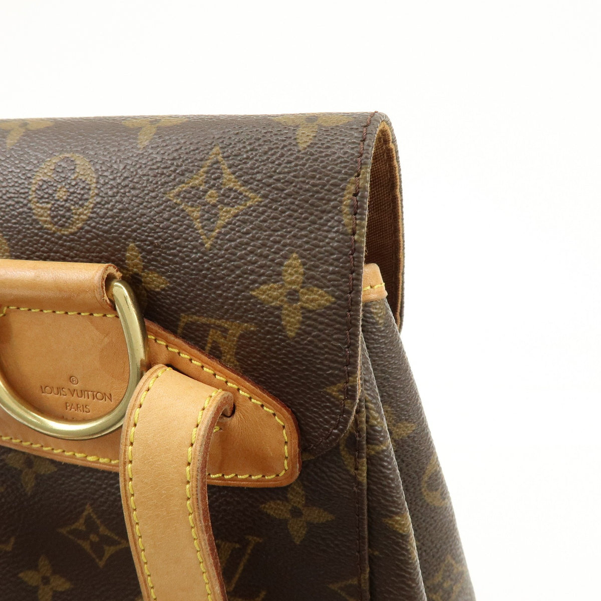 Louis Vuitton Vintage Montsouris Monogram Canvas, Brown, Canvas, Backpack