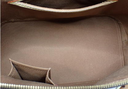 Louis Vuitton Alma Monogram Canvas, Brown, Canvas, Handbag