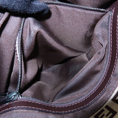 Fendi Fendi mamma baguette Jacquard Canvas, Beige, Canvas, Handbag