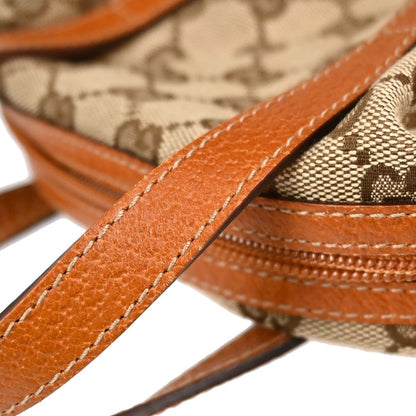 Gucci Zip Around Bowling GG Canvas, Beige, Canvas, Handbag