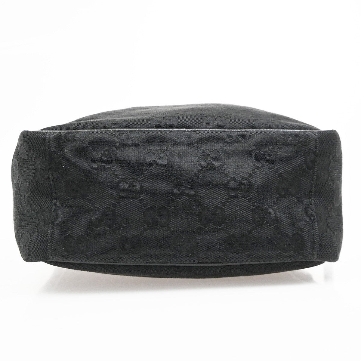 Gucci Front Pocket Messenger GG Canvas, Black, Canvas, Crossbody Bag