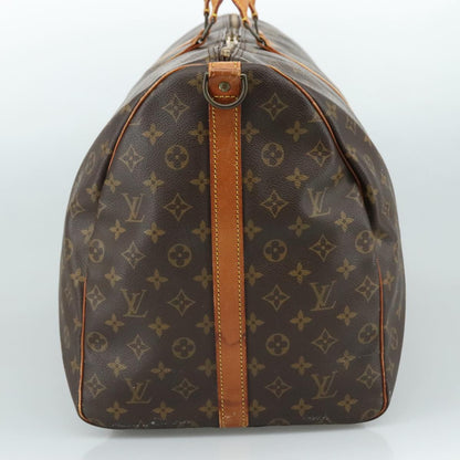 Louis Vuitton Keepall Bag Monogram Canvas, BROWN, CANVAS, Travel bag