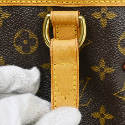 Louis Vuitton Batignolles Monogram Canvas, Brown, Canvas, Tote Bag