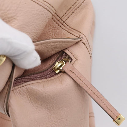 Burberry Blue Label Leather, Pink, Leather, Shoulder Bag