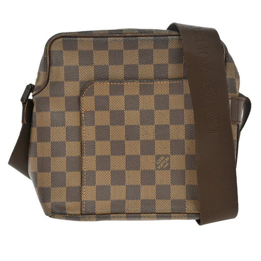 Louis Vuitton Olav Damier, Brown, Canvas, Handbag