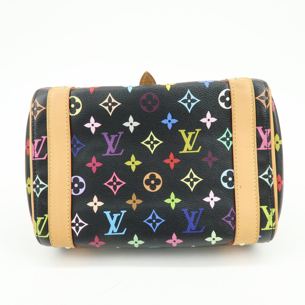 Louis Vuitton Priscilla Monogram Multicolor, Black, Canvas, Handbag
