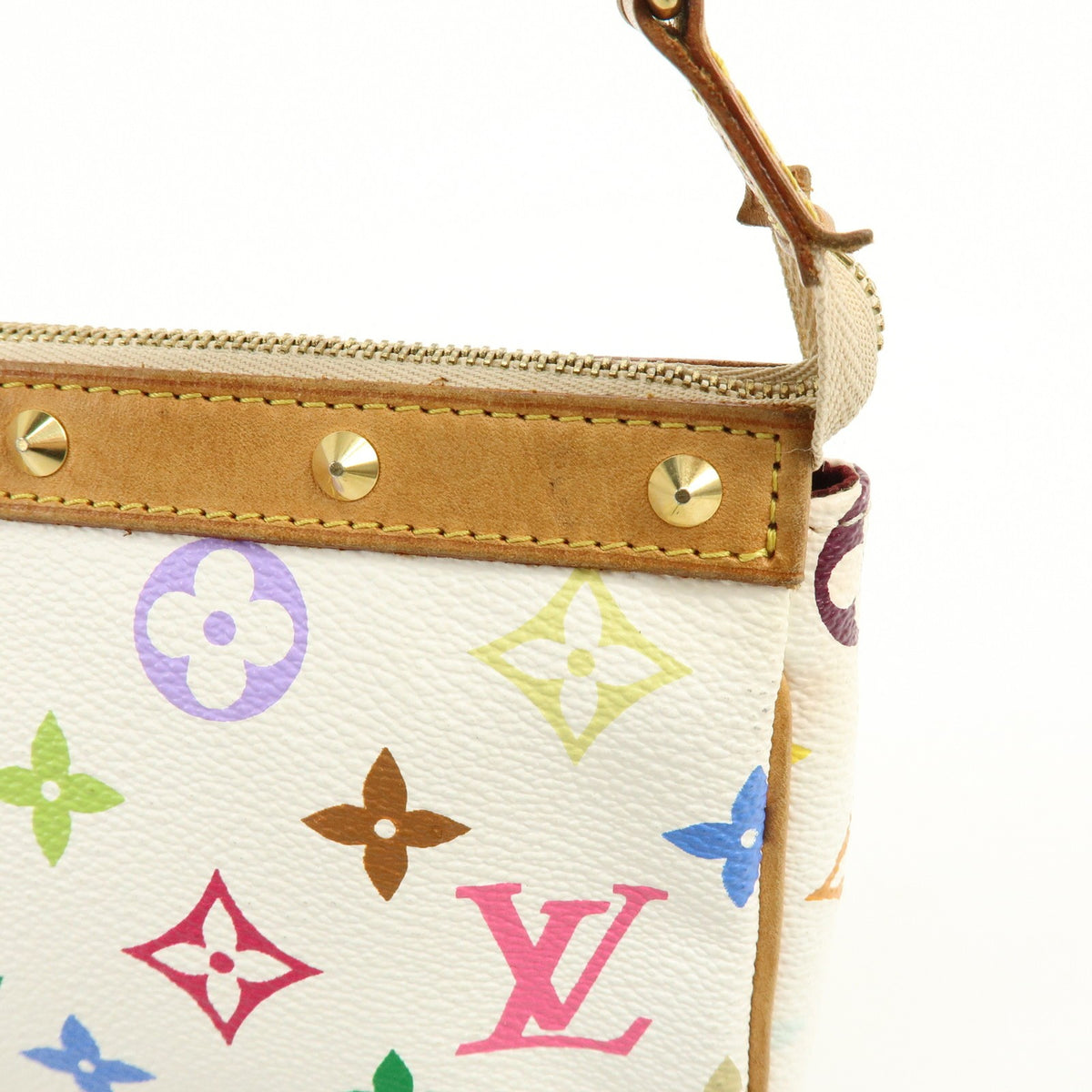 Louis Vuitton Pochette Accessoires Monogram Multicolor, Multicolour, Canvas, Clutch