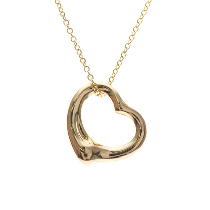 Tiffany & Co. Elsa Peretti Open Heart Pendant 18K Rose Gold, Pink, Pink Gold, Necklace