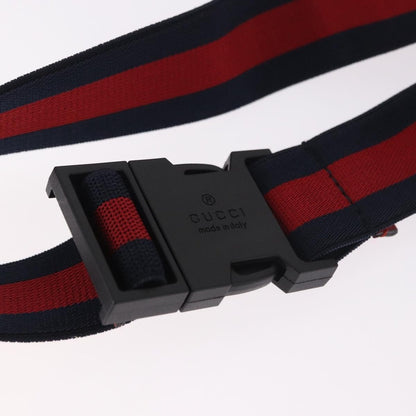 Gucci Children's Belt Printed GG Coated Canvas, Red, Canvas, Handbag