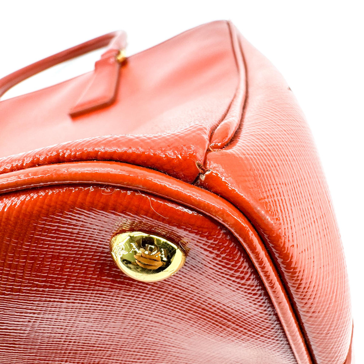 Prada Galleria  Strap leather, Red, Leather, Handbag