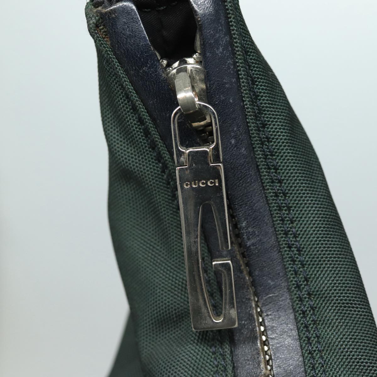 Gucci Vintage Shoulder Bag Nylon, KHAKI, NYLON, Shoulder bag