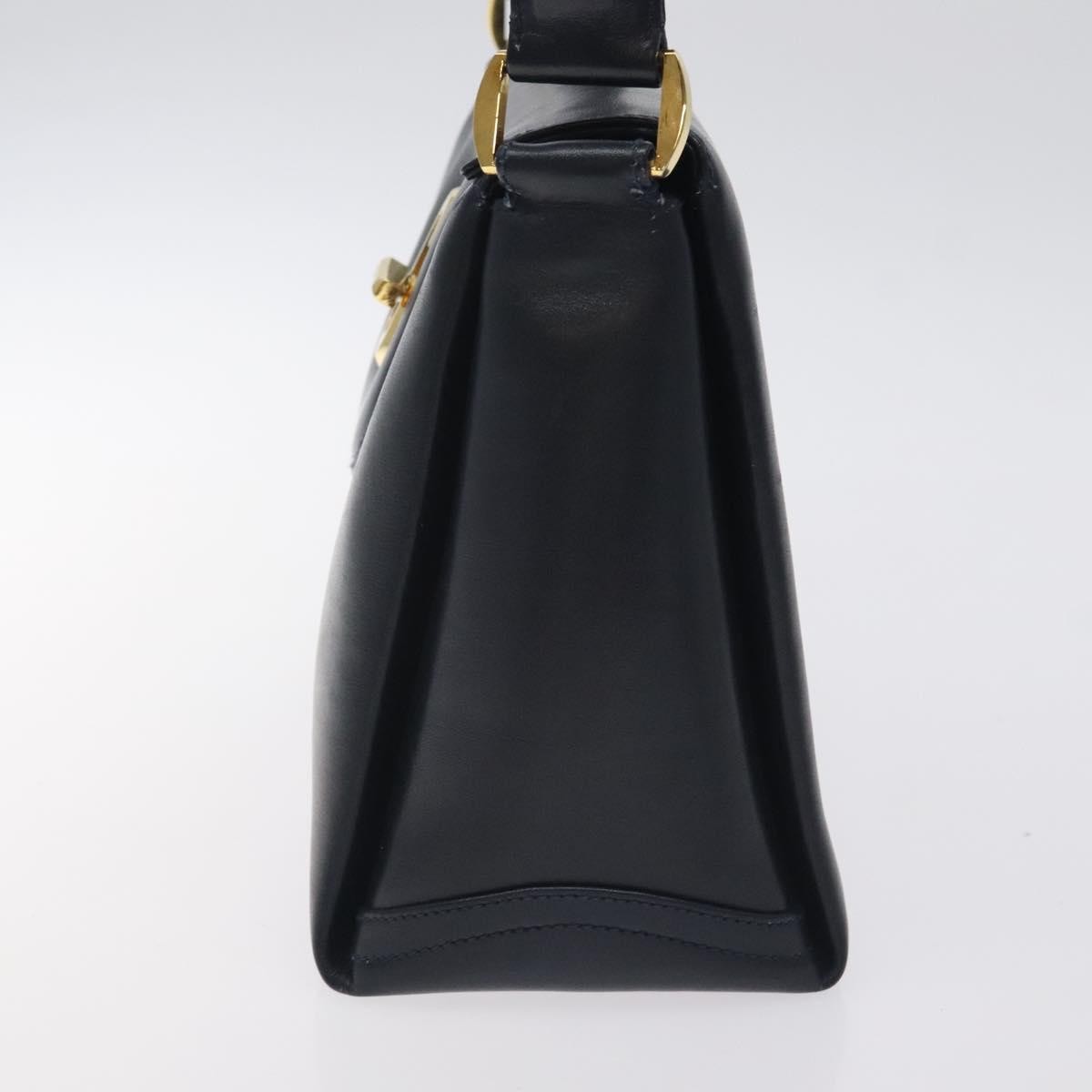 Gucci D-Ring leather, Navy, Leather, Handbag