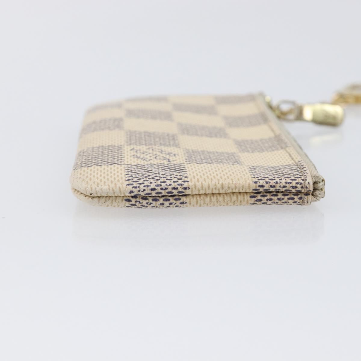 Louis Vuitton Pochette clés NM Damier Canvas, Beige, Canvas, Wallet