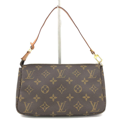 Louis Vuitton Pochette Accessoires Monogram Canvas, Brown, Canvas, Clutch