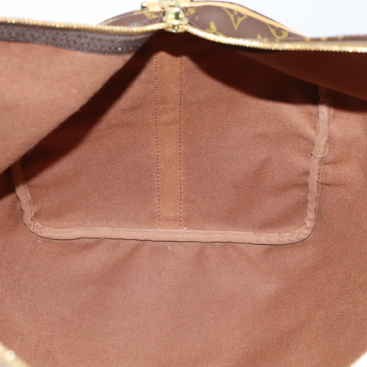 Louis Vuitton Keepall Bag Monogram Canvas, BROWN, CANVAS, Travel bag