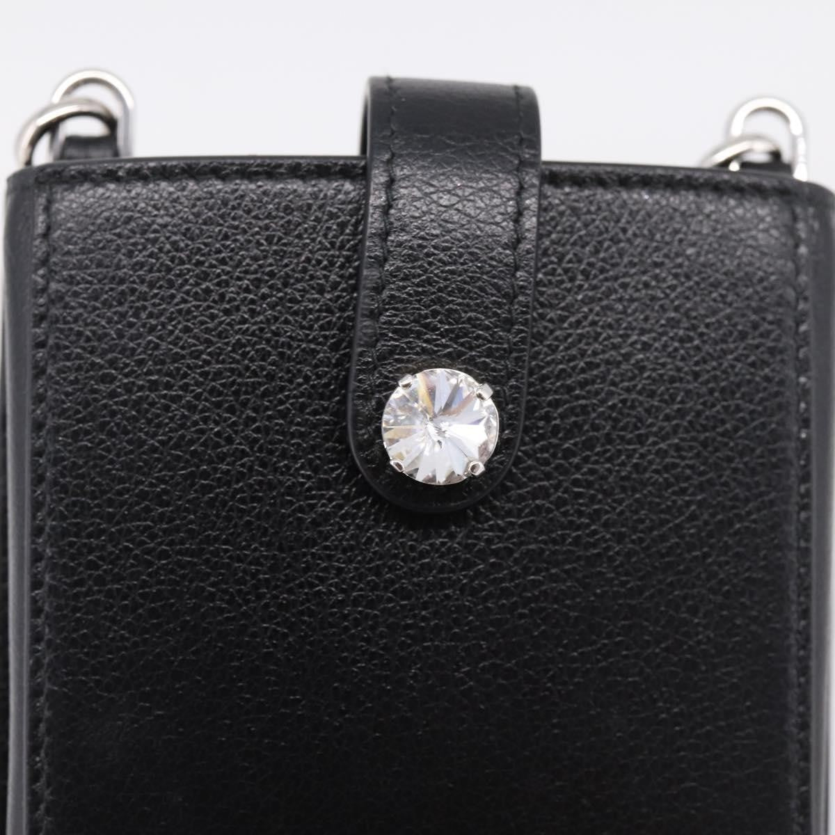 Miu Miu Shoulder Leather, Black, Leather, Shoulder Bag
