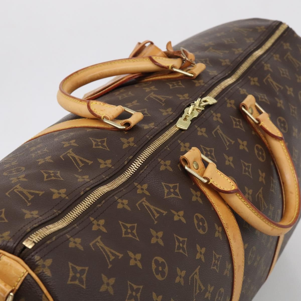 Louis Vuitton Keepall Bandouliere Monogram Canvas, Brown, Canvas, Travel Bag