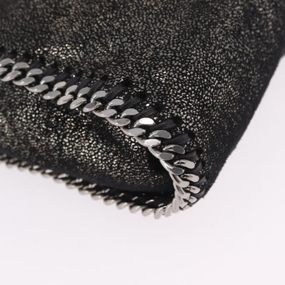 Stella McCartney Falabella Faux Leather, Black, Polyester, Tote Bag