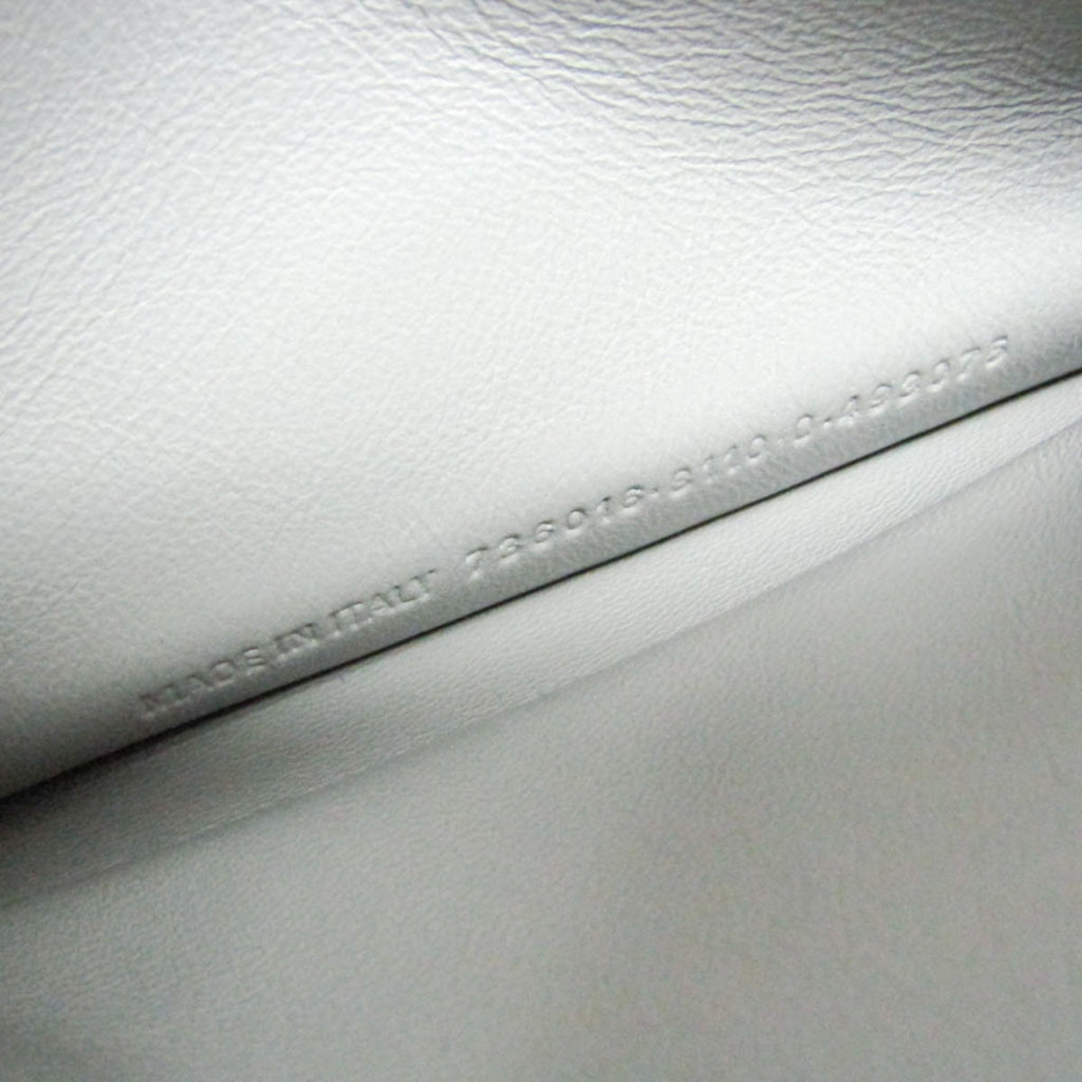Balenciaga Crush Chain Flap Leather, Silver, Leather, Handbag