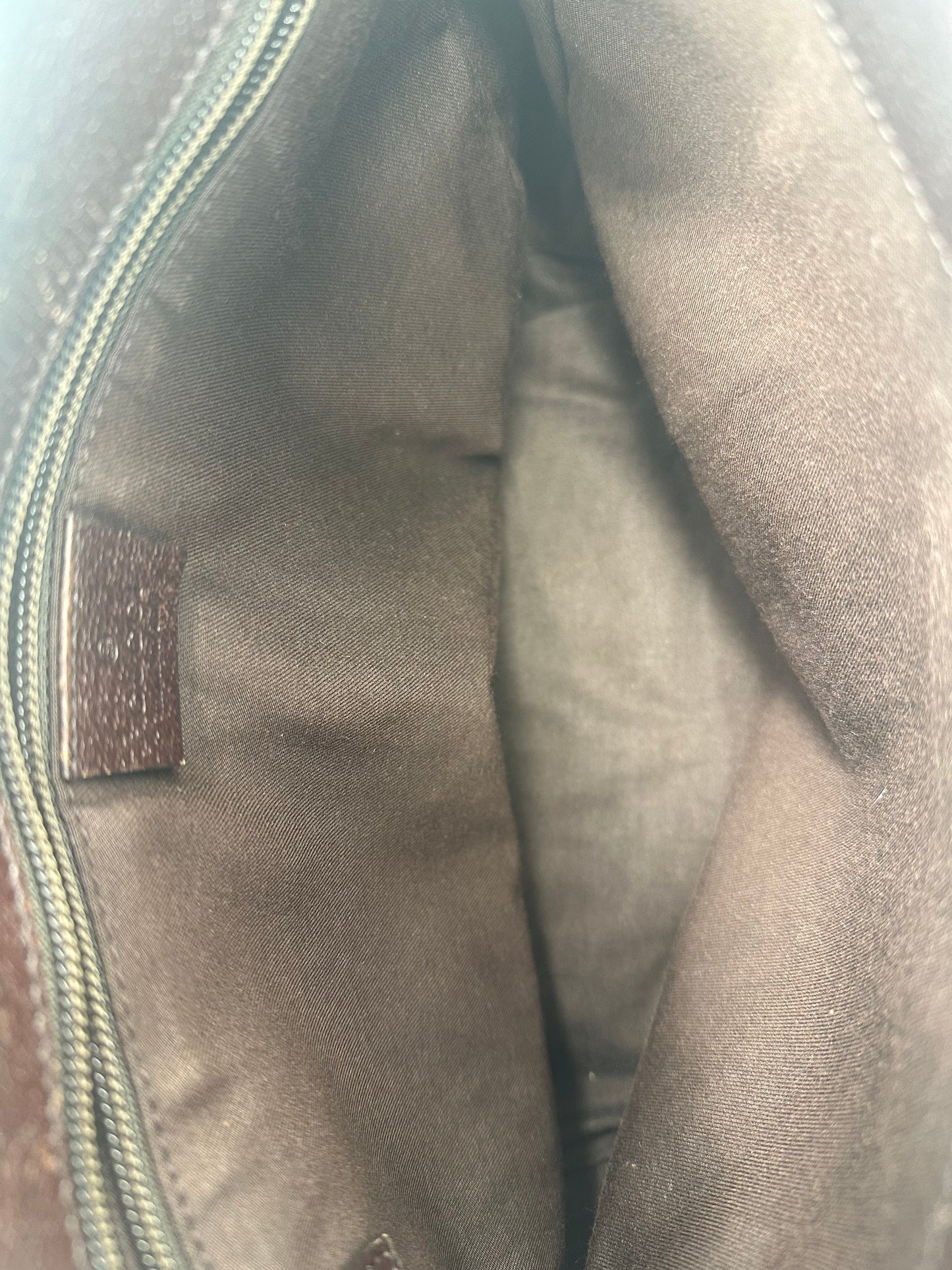 Gucci Front Pocket Messenger Bag GG Canvas, BEIGE, CANVAS, Shoulder bag