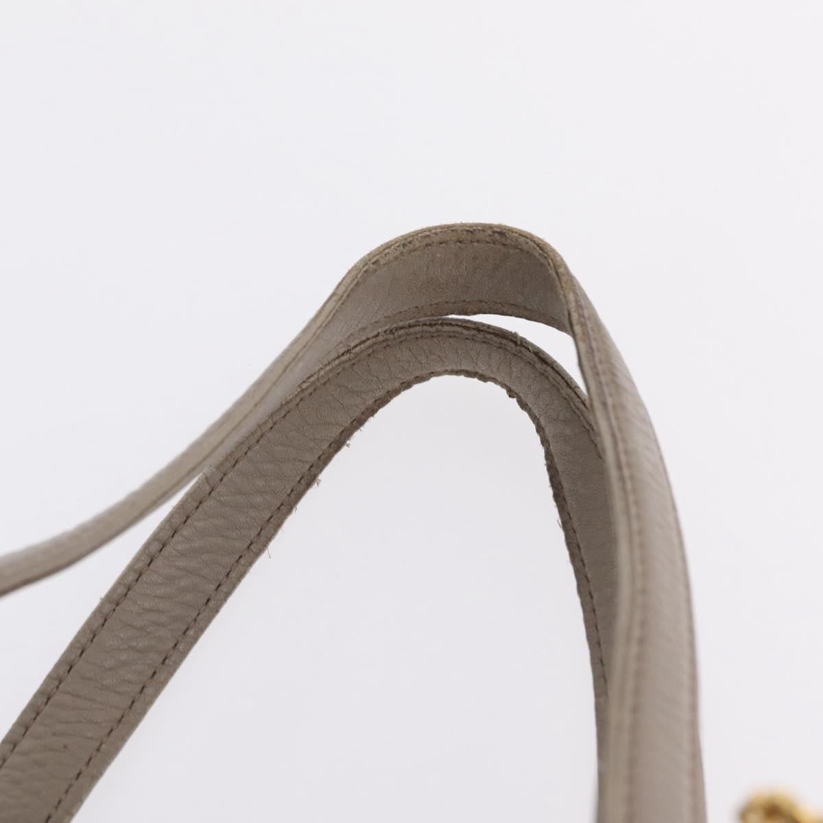 Miu Miu Madras Leather, Gray, Leather, Shoulder Bag
