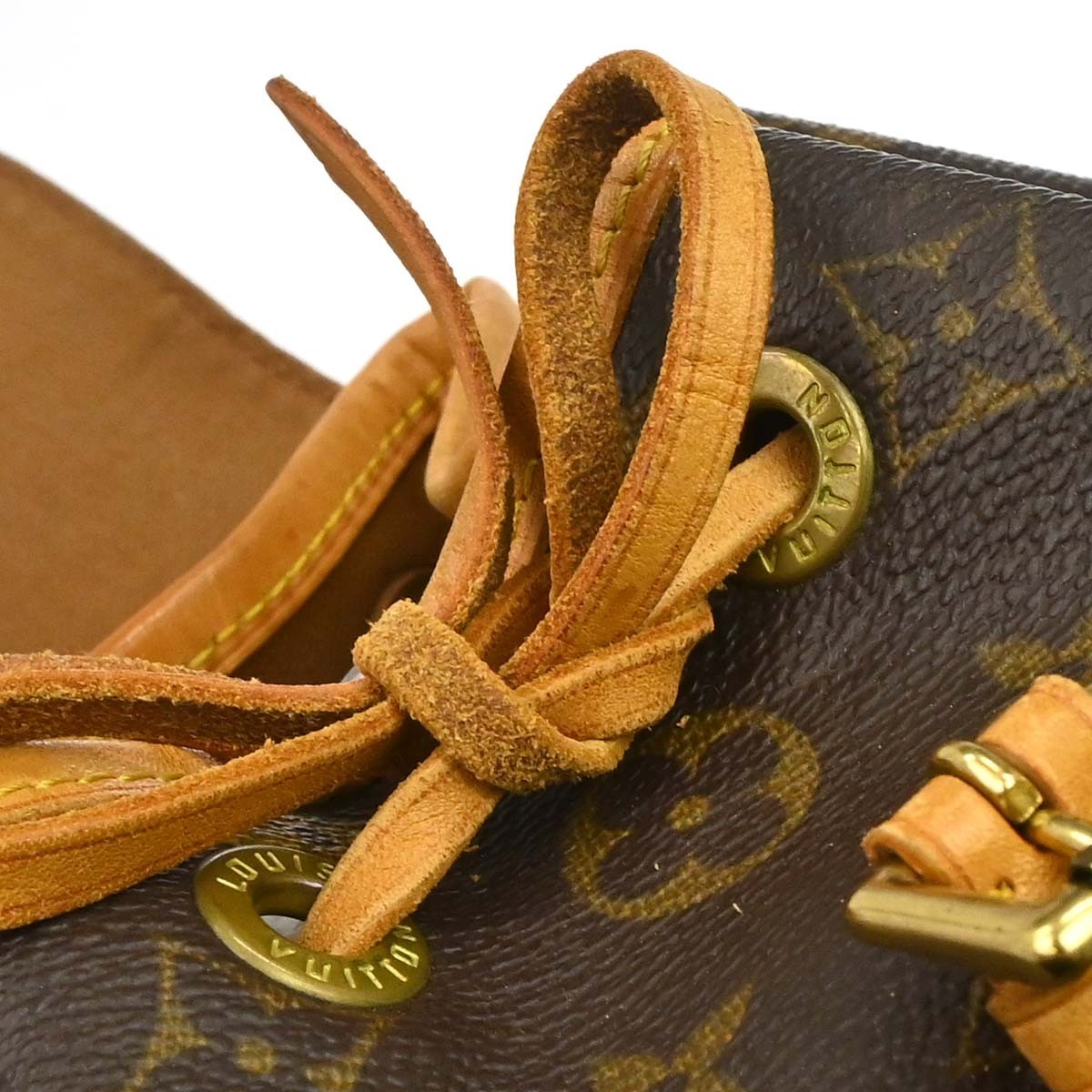 Louis Vuitton Vintage Montsouris Monogram Canvas, Brown, Canvas, Backpack