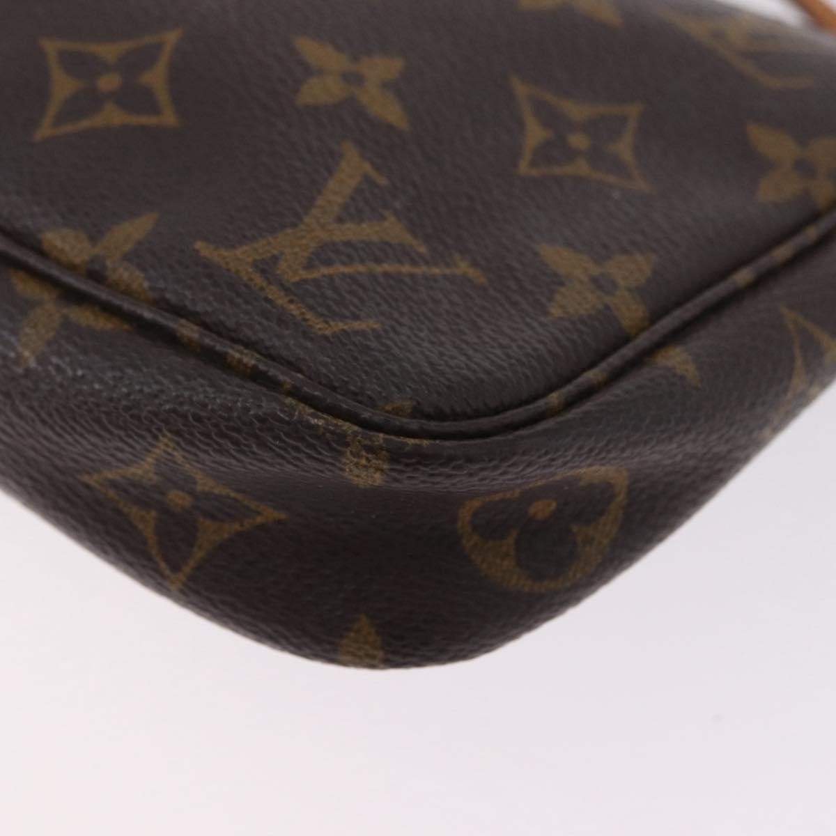 Louis Vuitton Pochette Accessoires Monogram Canvas, Brown, Canvas, Clutch